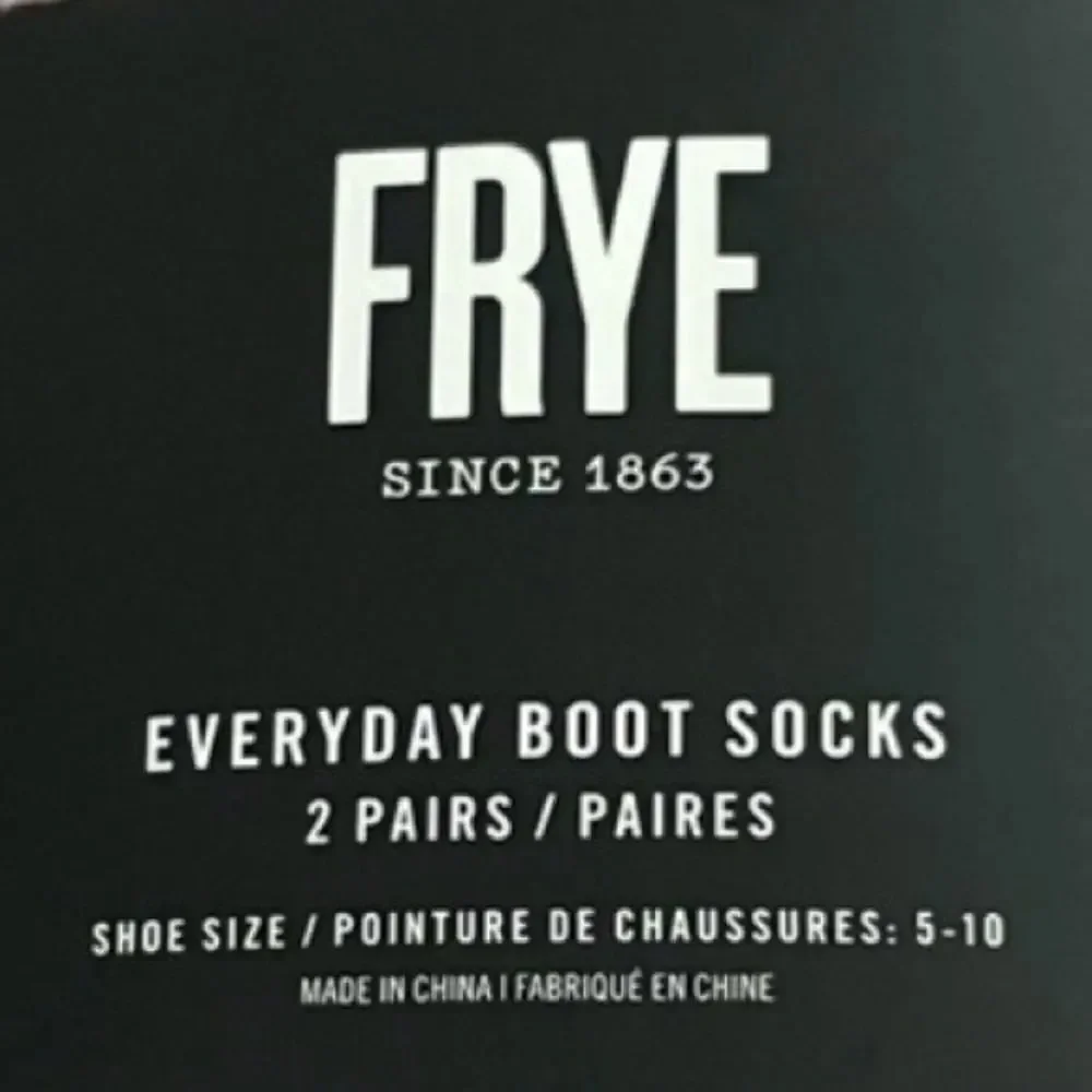 FRYE 2 Pk Pink Navy Ivory Super Soft Everyday Boot Socks